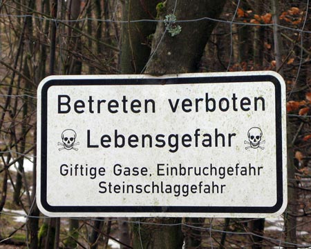 Warnschild
